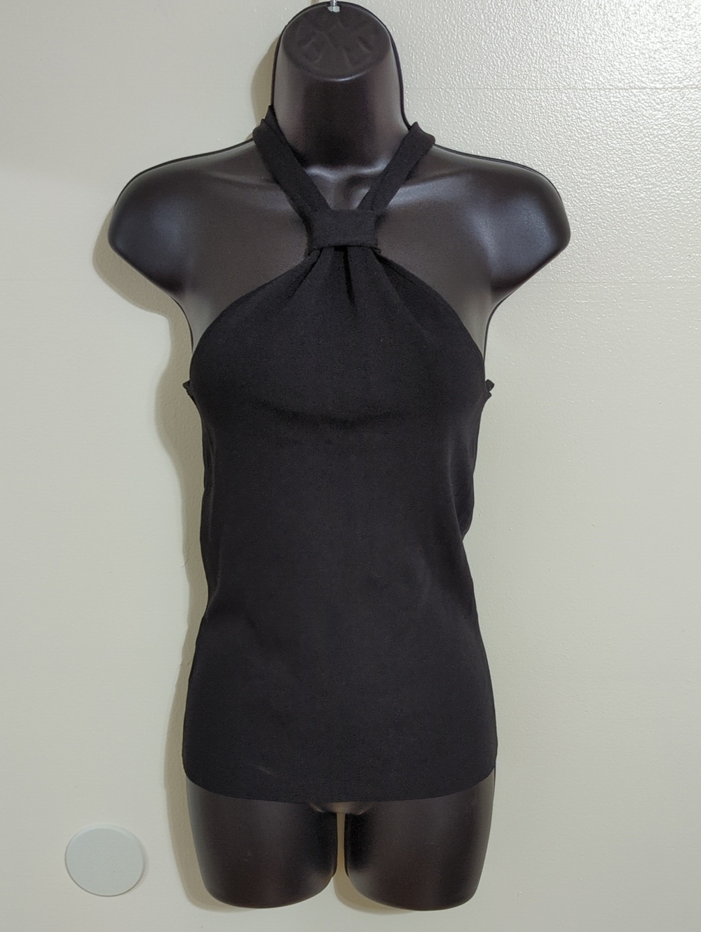 Ann Taylor LOFT black halter top